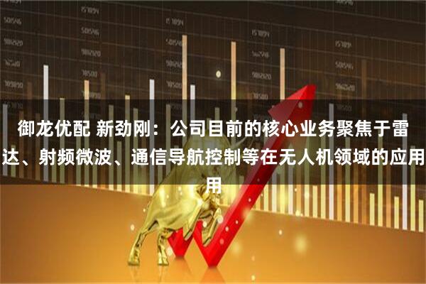 御龙优配 新劲刚：公司目前的核心业务聚焦于雷达、射频微波、通信导航控制等在无人机领域的应用
